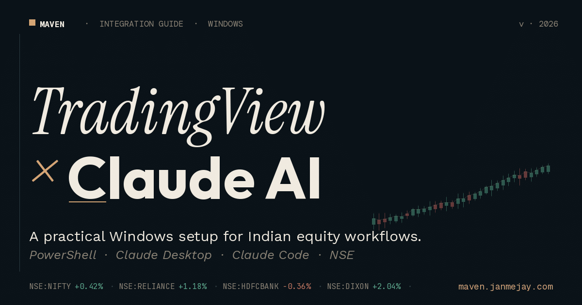 Connect TradingView Desktop to Claude on Windows: Setup Guide for Indian Markets
